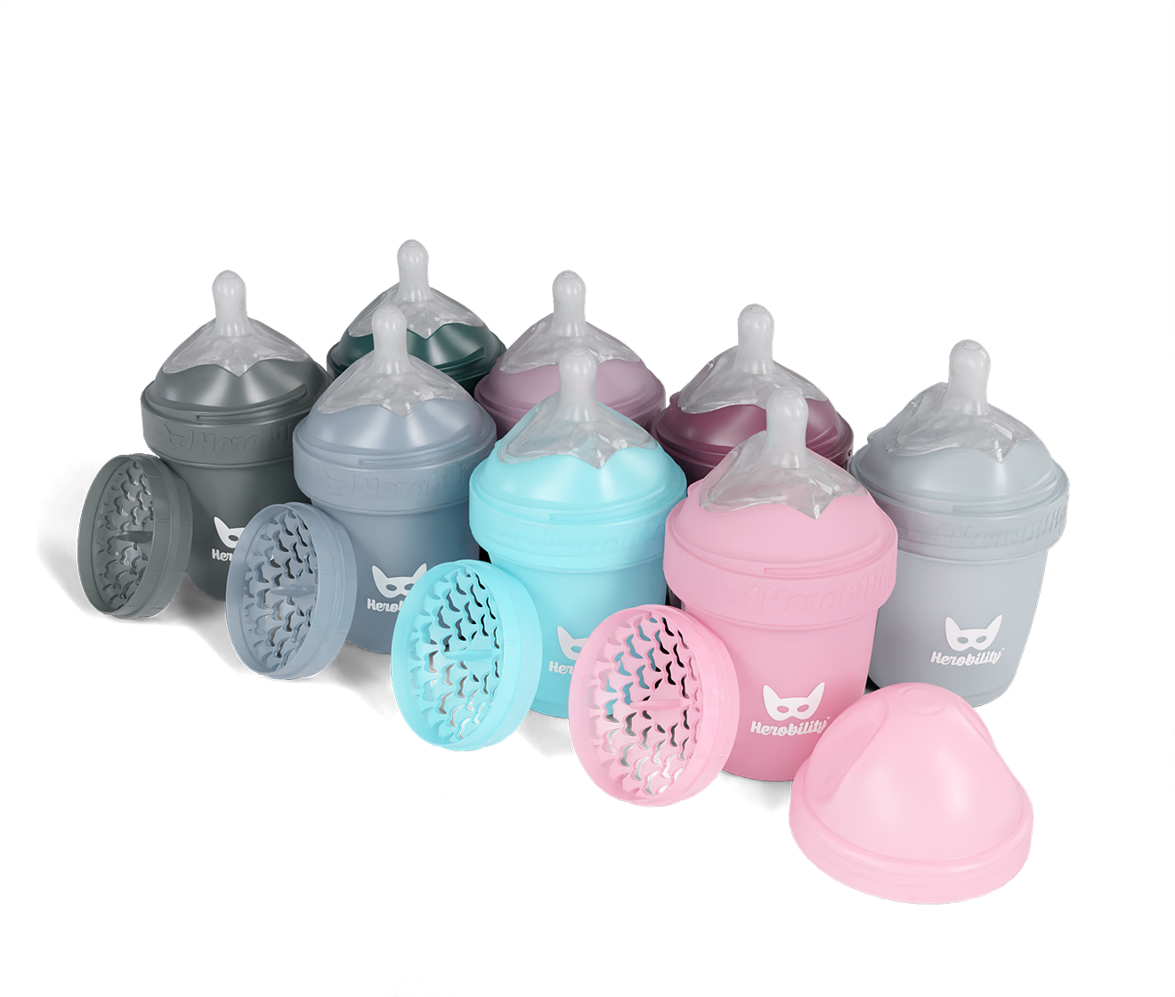 8-pack LT 140ml/5 floz baby bottles with 70% discount