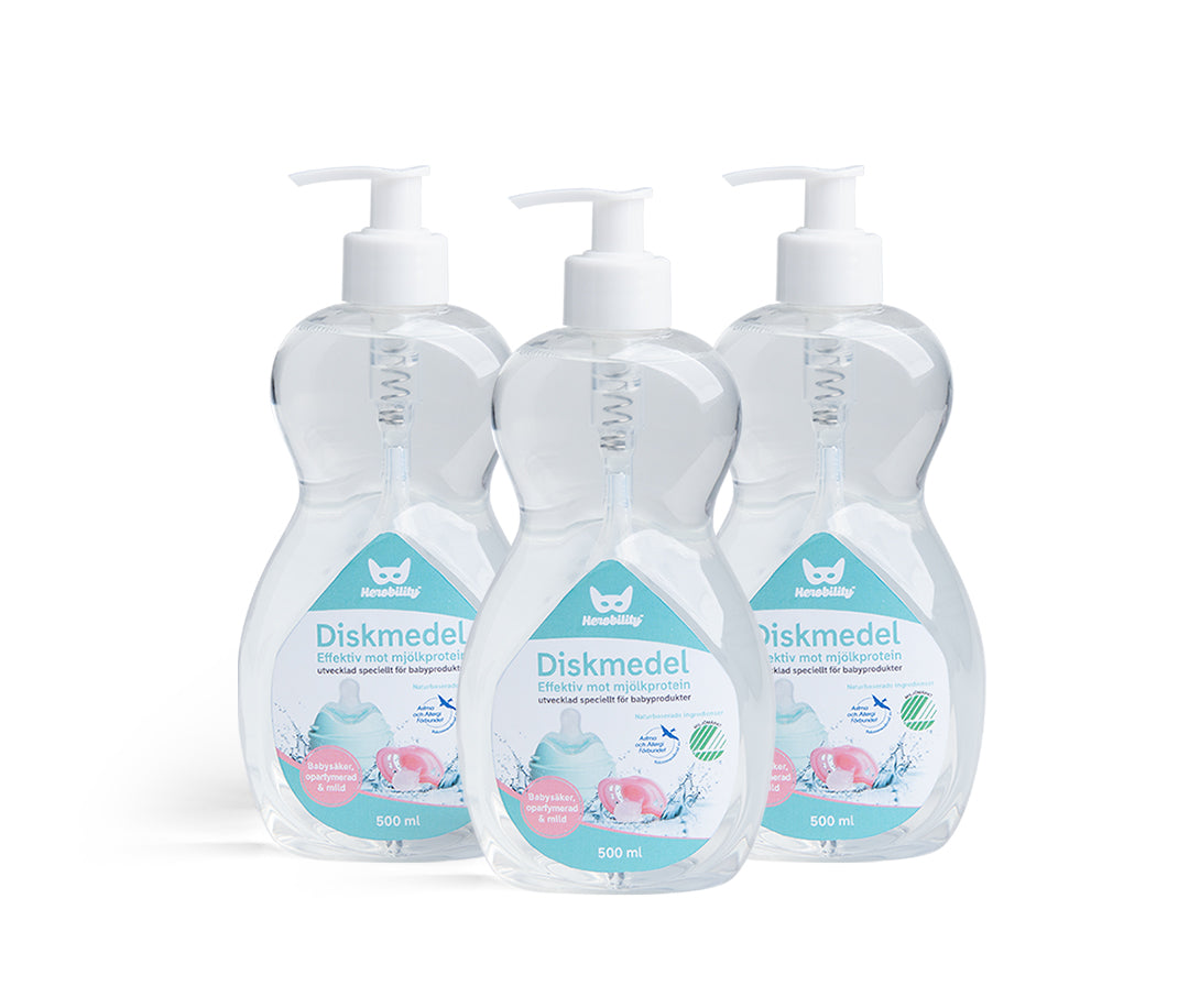 3-pack detergent for baby products with 50% discount.