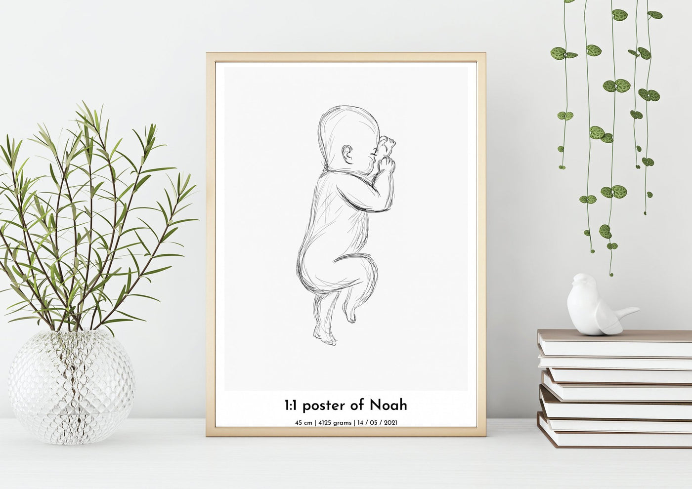 Birth Poster scale 1:1