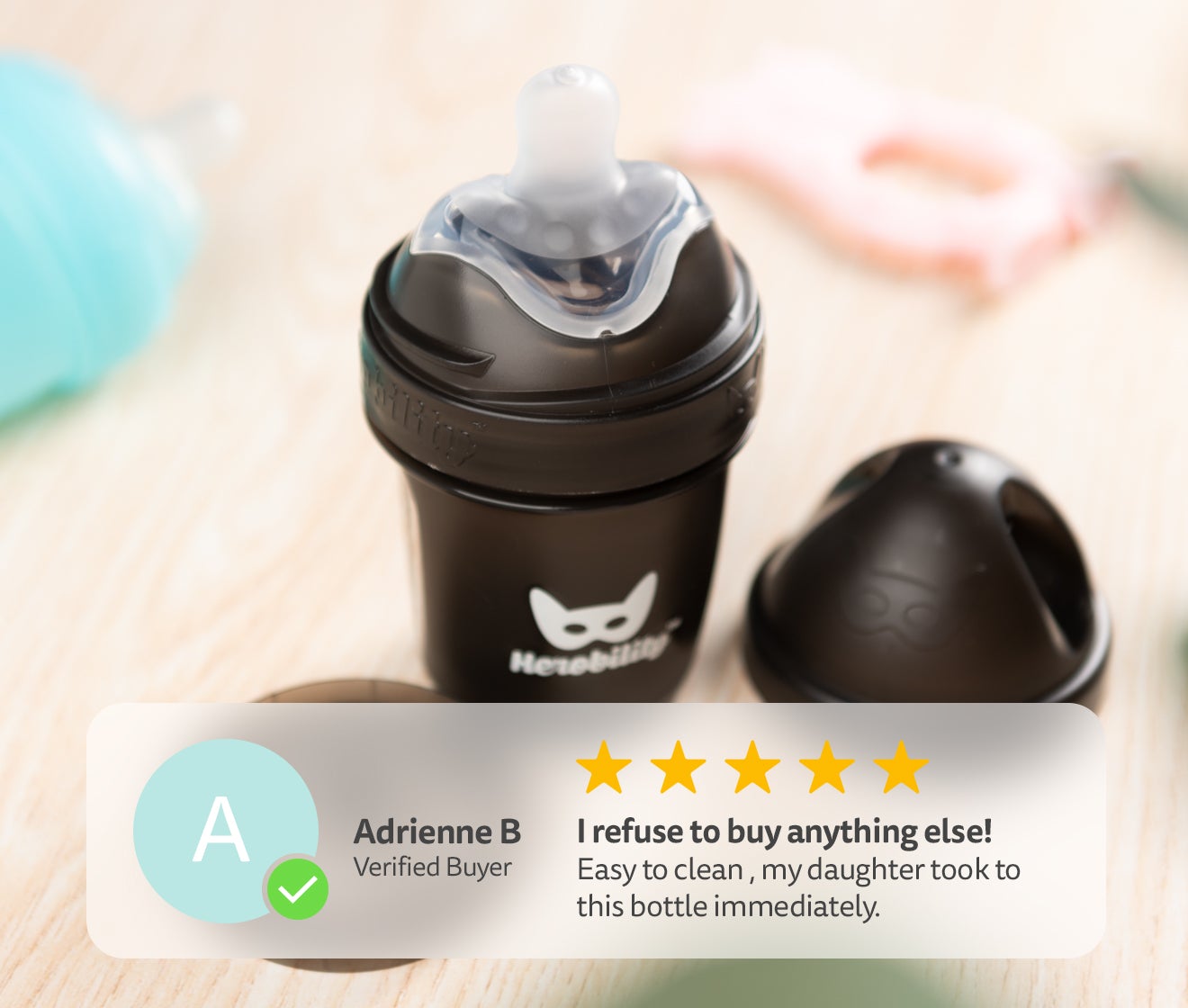Double Anti-Colic Baby Bottle LT 340 ml/12 floz Batman – Herobility
