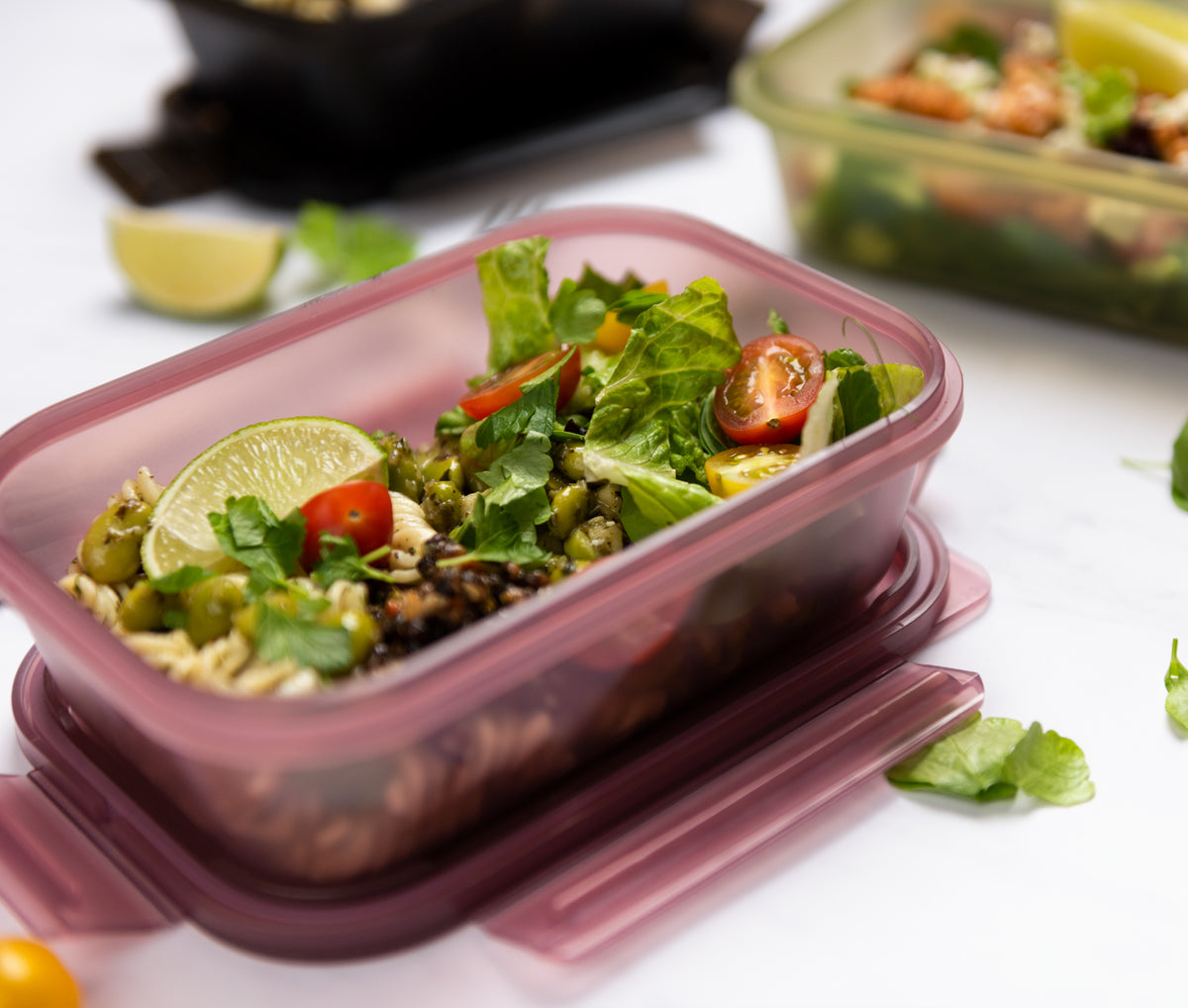 Food Storage Container Deep Rose Herobility food-storage-container-deep-rose-herobility